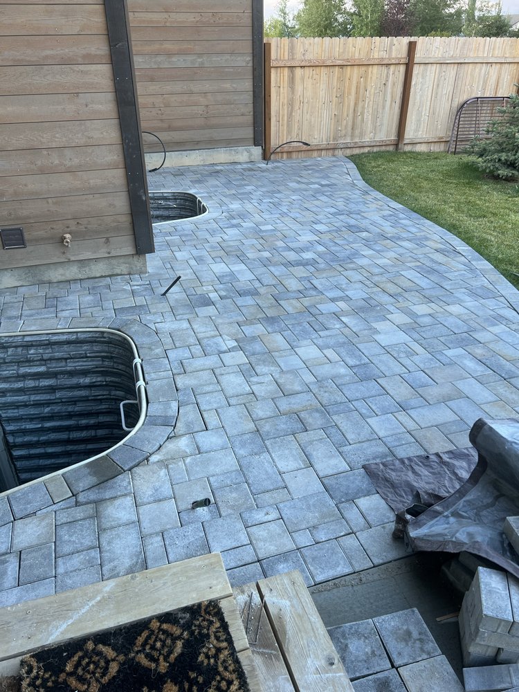Modern Paver Patio